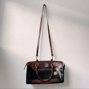 Classic Brahmin Leather Handbag Shoulder Purse